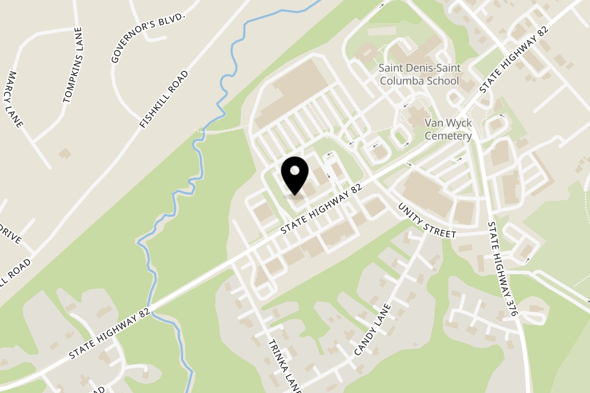 Map showing the location of El Jalapeño Bar & Grill El Jalapeno Bar & Grill on 807 NY-82 in Hopewell Junction